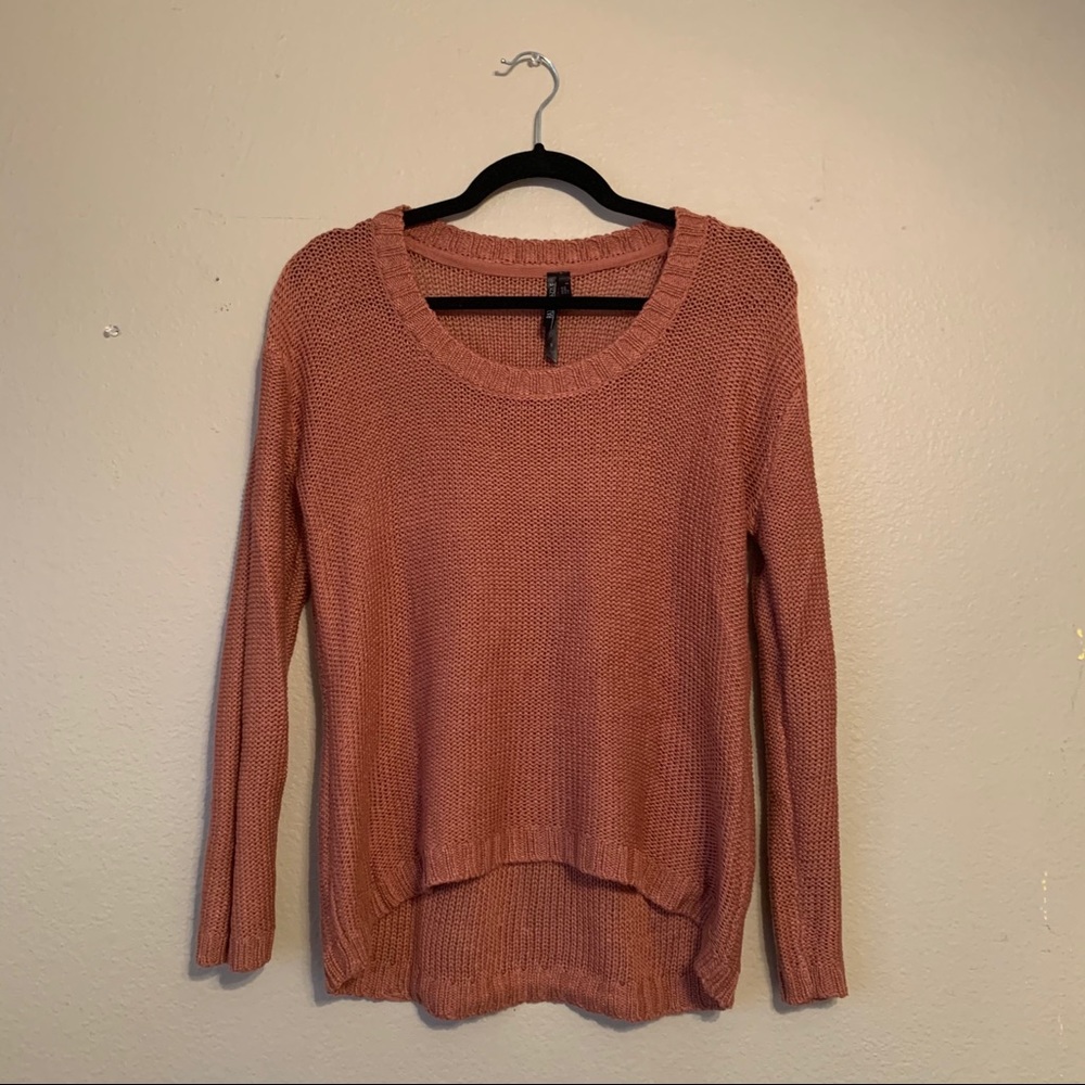 Mauve Longline Sweater